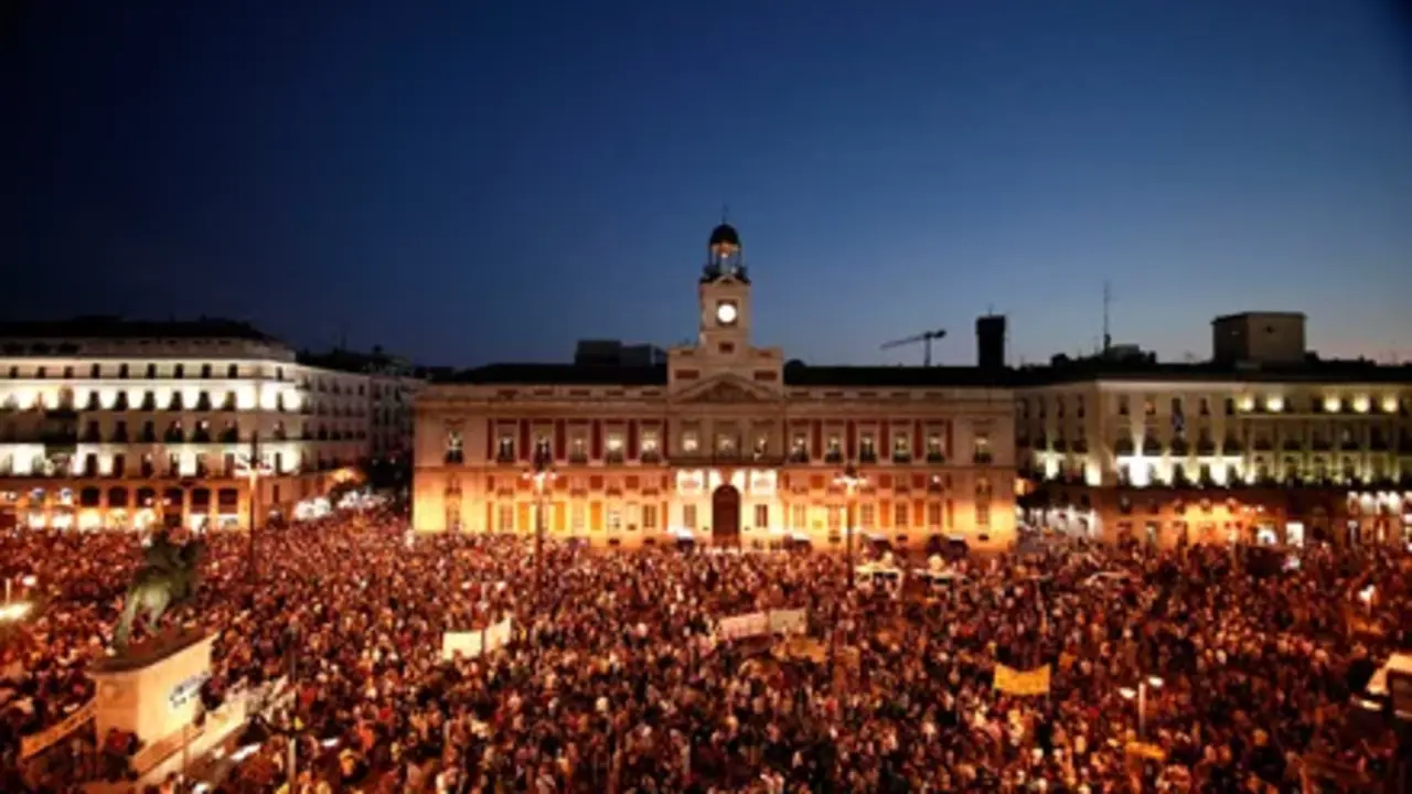Concentraci&oacute;n del Movimiento 15-M