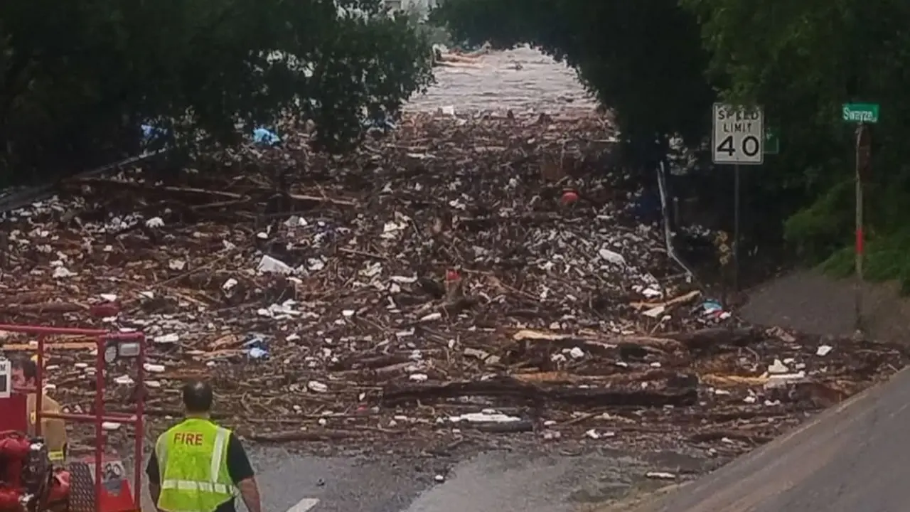Inundaciones en Texas. / X.