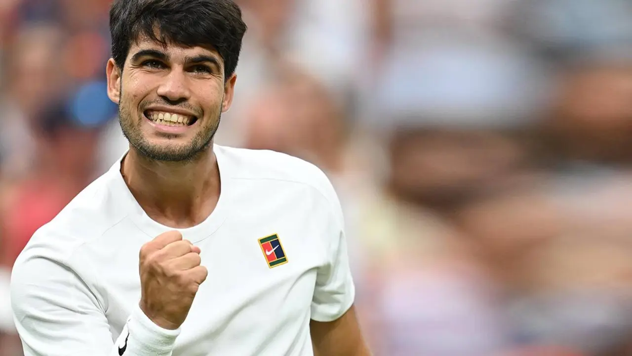 Carlos Alcaraz. /   @wimbledon