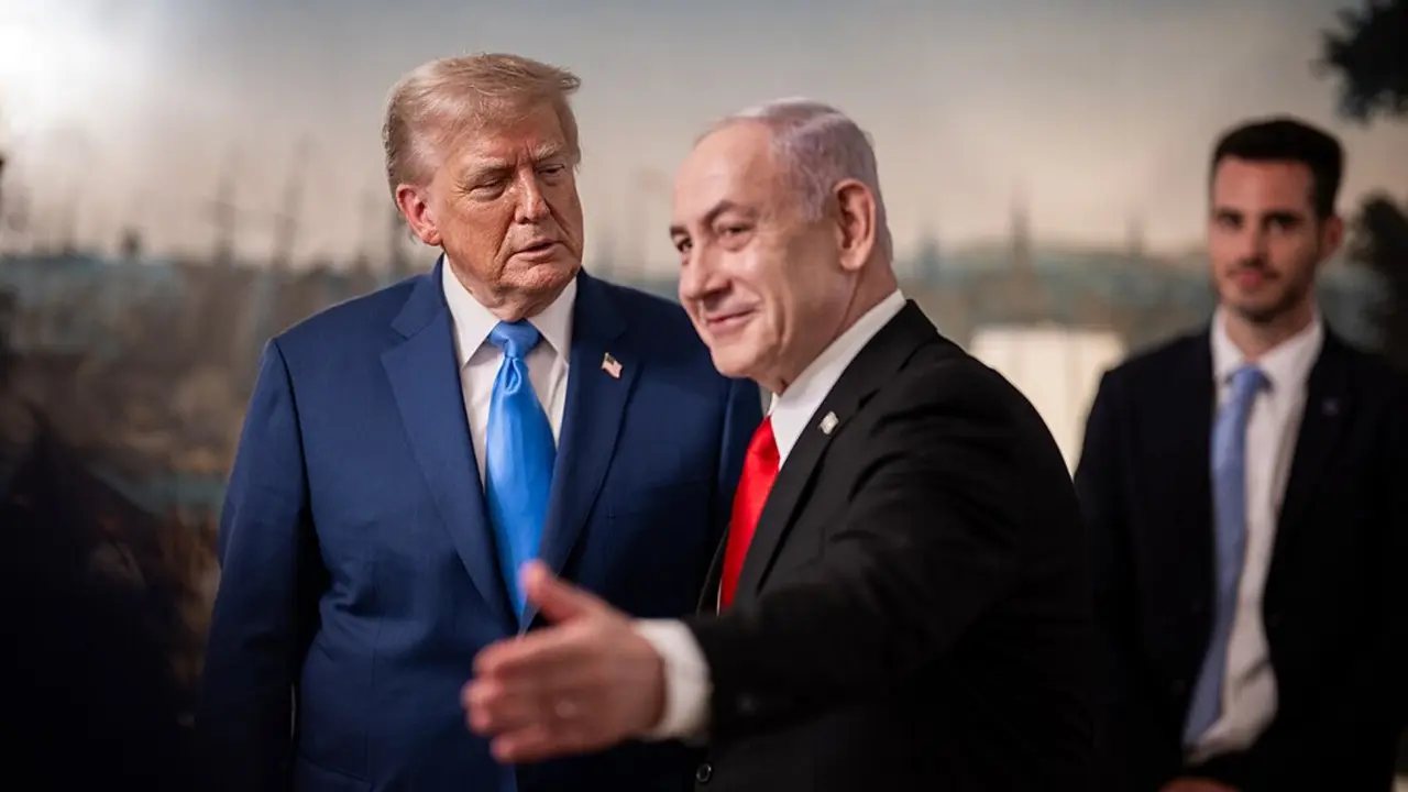 El presidente de EE UU, Donald Trump y el primer ministro de Israel, Benjam&iacute;n Netanyahu. / White House