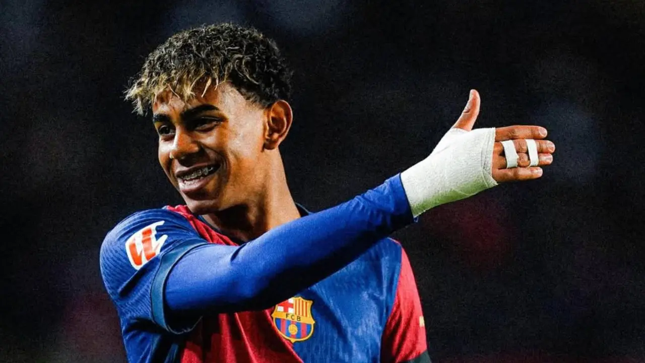 Lamine Yamal, futbolista del Bar&ccedil;a. /  Instagram:  lamineyamal