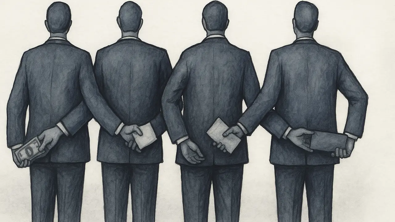 Una imagen evocadora de la corrupción. / Mundiario