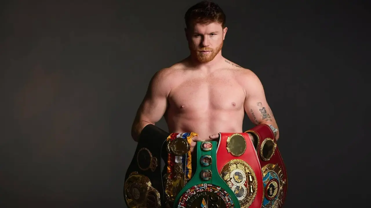 Sa&uacute;l &Aacute;lvarez, boxeador mexicano. /  Instagram:  canelo
