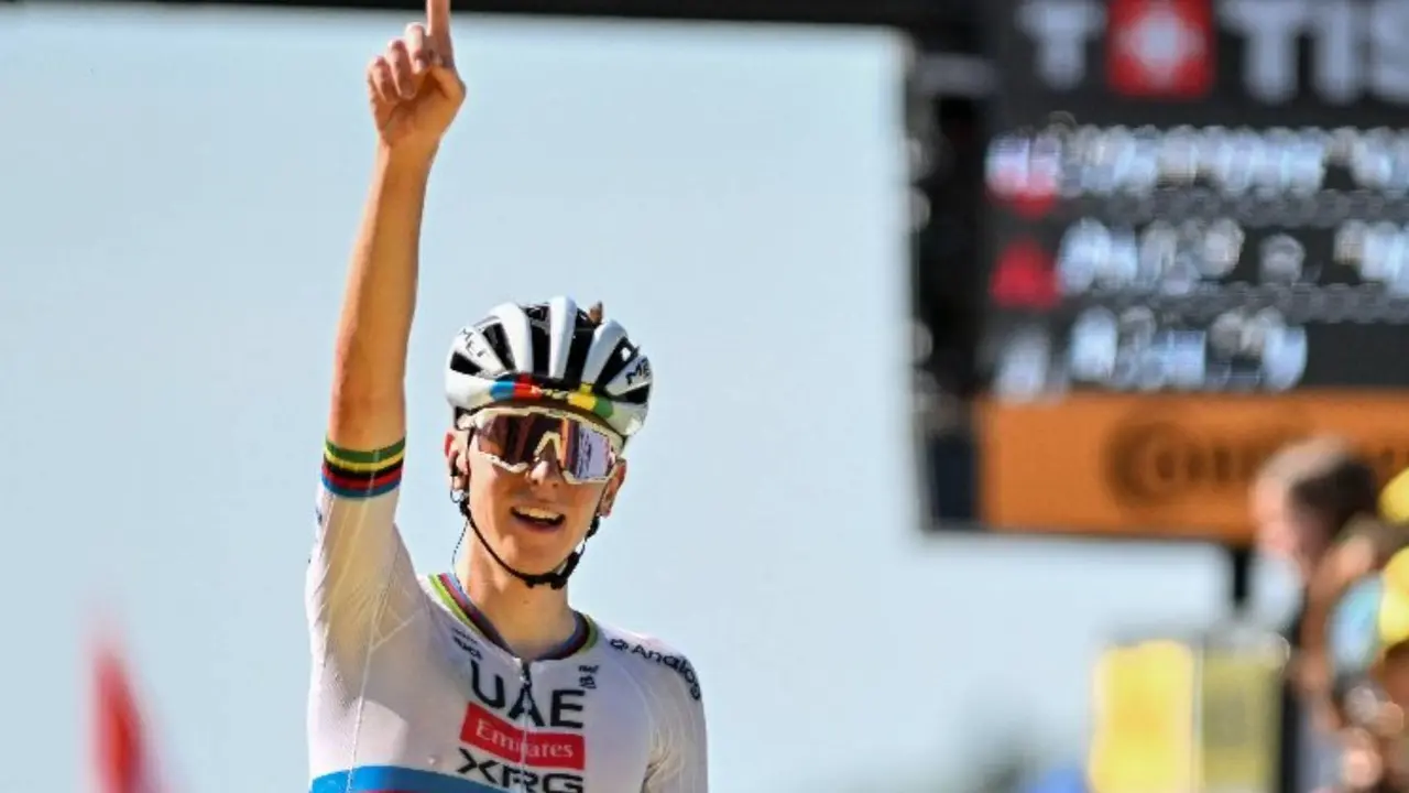 Tadej Pogacar. /  @letour