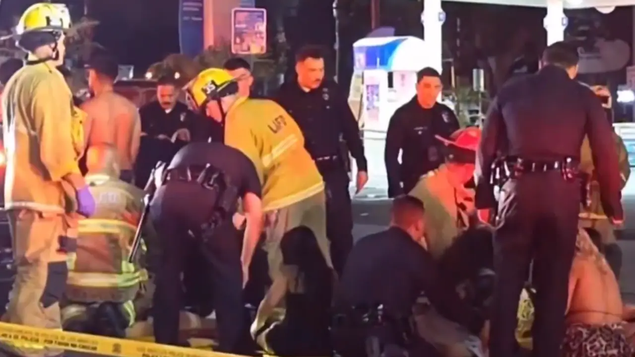 Atropello masivo en Los &Aacute;ngeles. / X