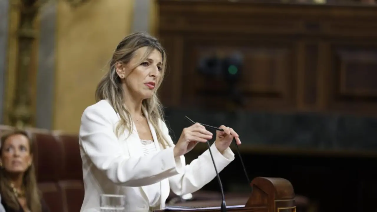 Yolanda D&iacute;az, vicepresidenta segunda, ministra de Trabajo y l&iacute;der de Sumar. / Congreso