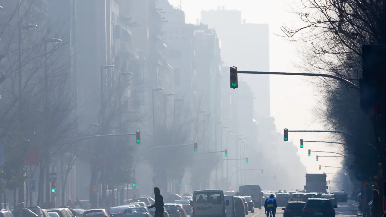 Una ciudad cubierta por una neblina de contaminaci&oacute;n. / RR. SS.