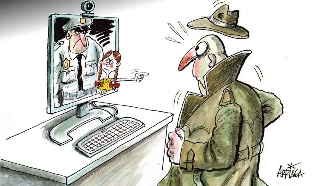 Acoso en la red. / Manuel Arriaga.