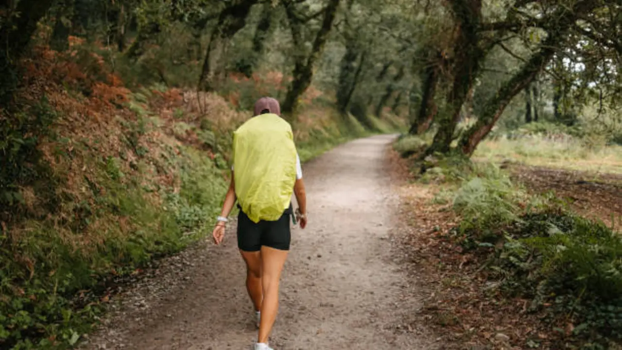Un persona camina por el Camino de Santiago. / RR SS.