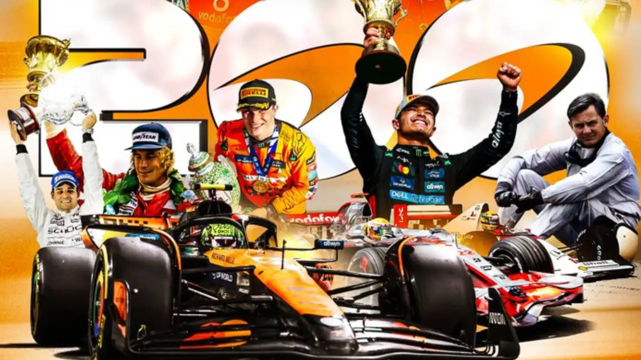 Tuit celebrando las 200 victorias de Mclaren. /  @mclarenf1