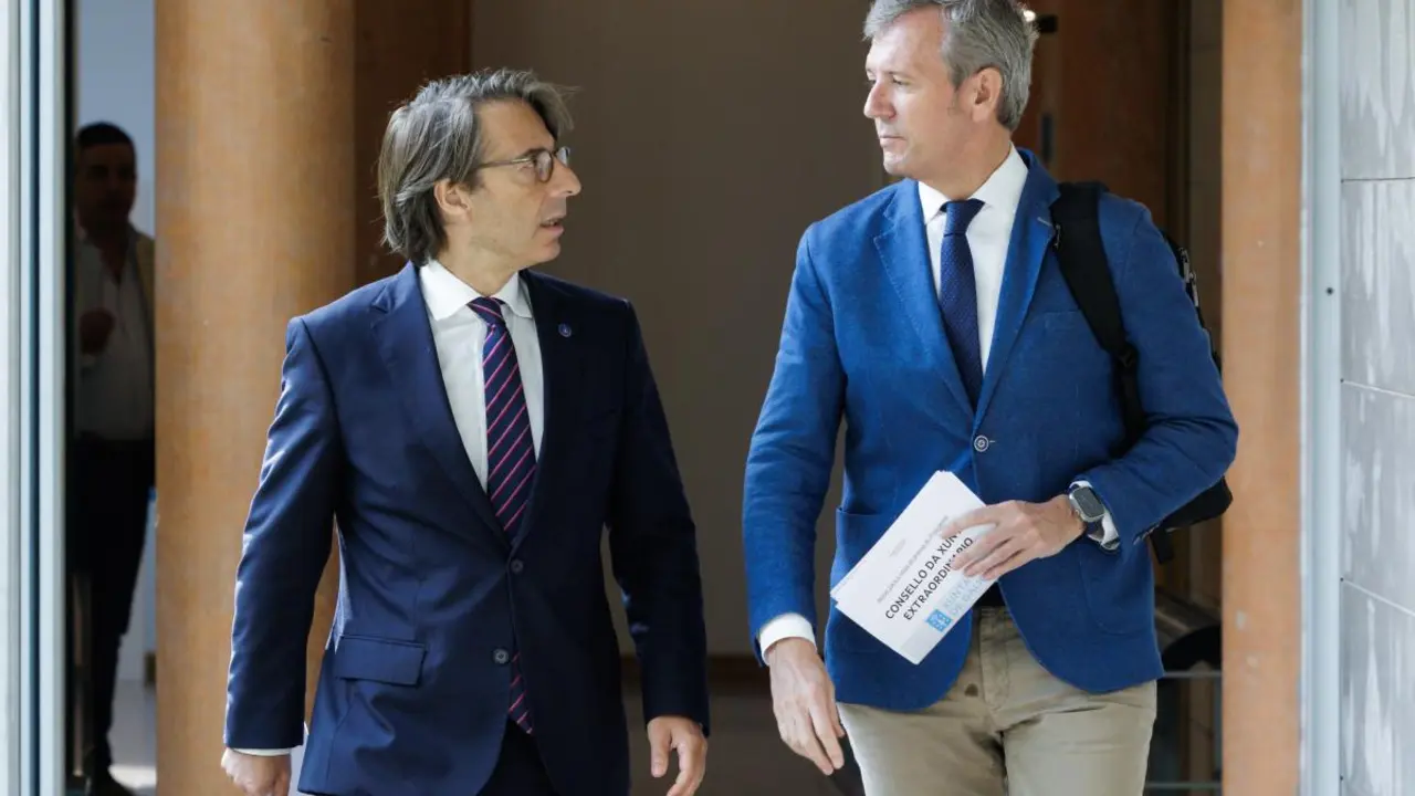 Miguel Corgos y Alfonso Rueda. / Mundiario