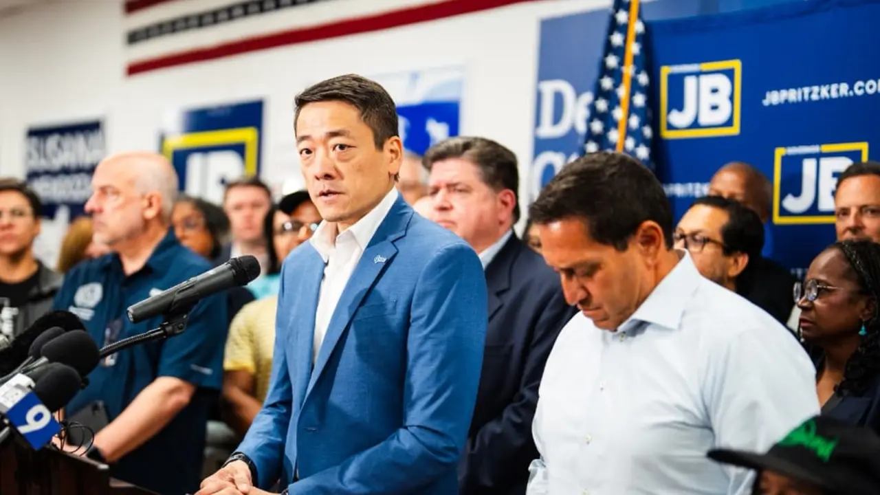 El congresista dem&oacute;crata de Texas Gene Wu. / @JBPritzker
