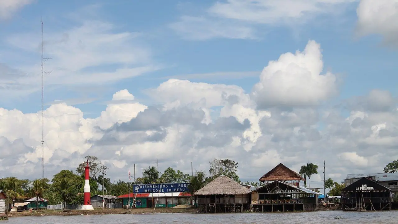 Santa Rosa de Yaver&iacute;, isla en el r&iacute;o Amazonas. / @leslye_lazo