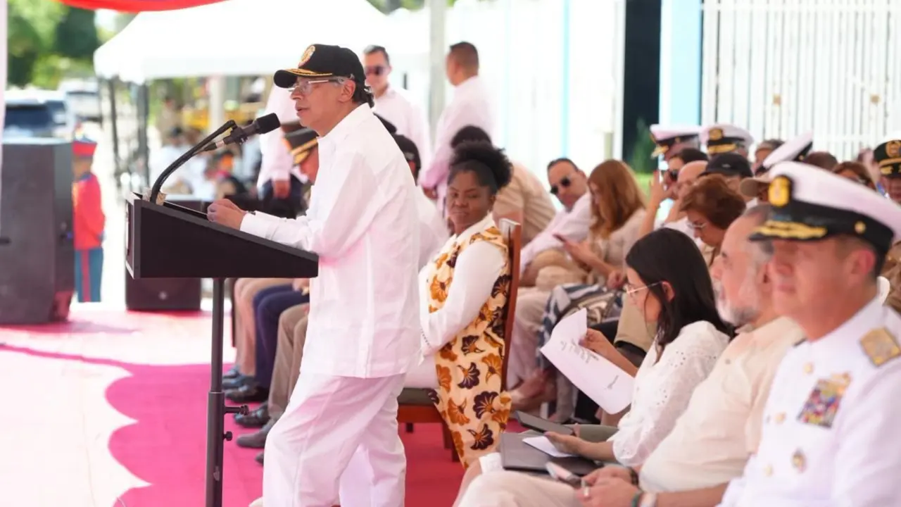 Gustavo Petro, presidente de Colombia en Leticia, Amazonas. / @infopresidencia