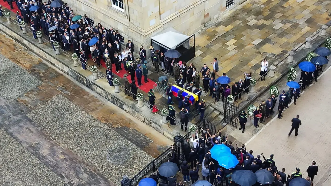 Misa f&uacute;nebre del exsenador Miguel Uribe Turbay. / Senado de Colombia