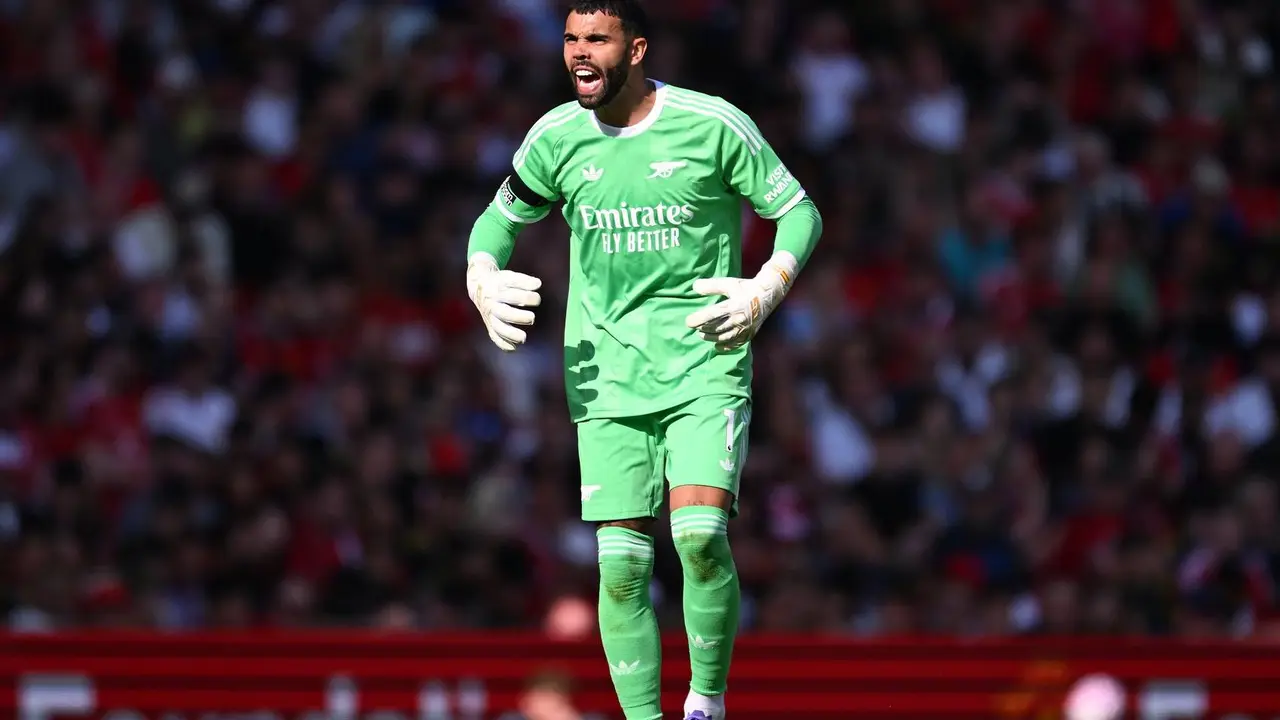 David Raya, arquero del Arsenal. /  @arsenal