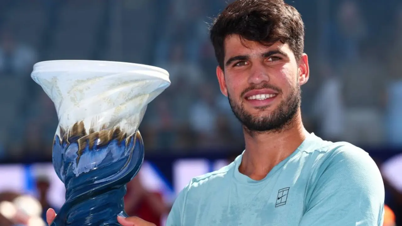 Carlos Alcaraz, tenista espa&ntilde;ol. /   @CincyTennis