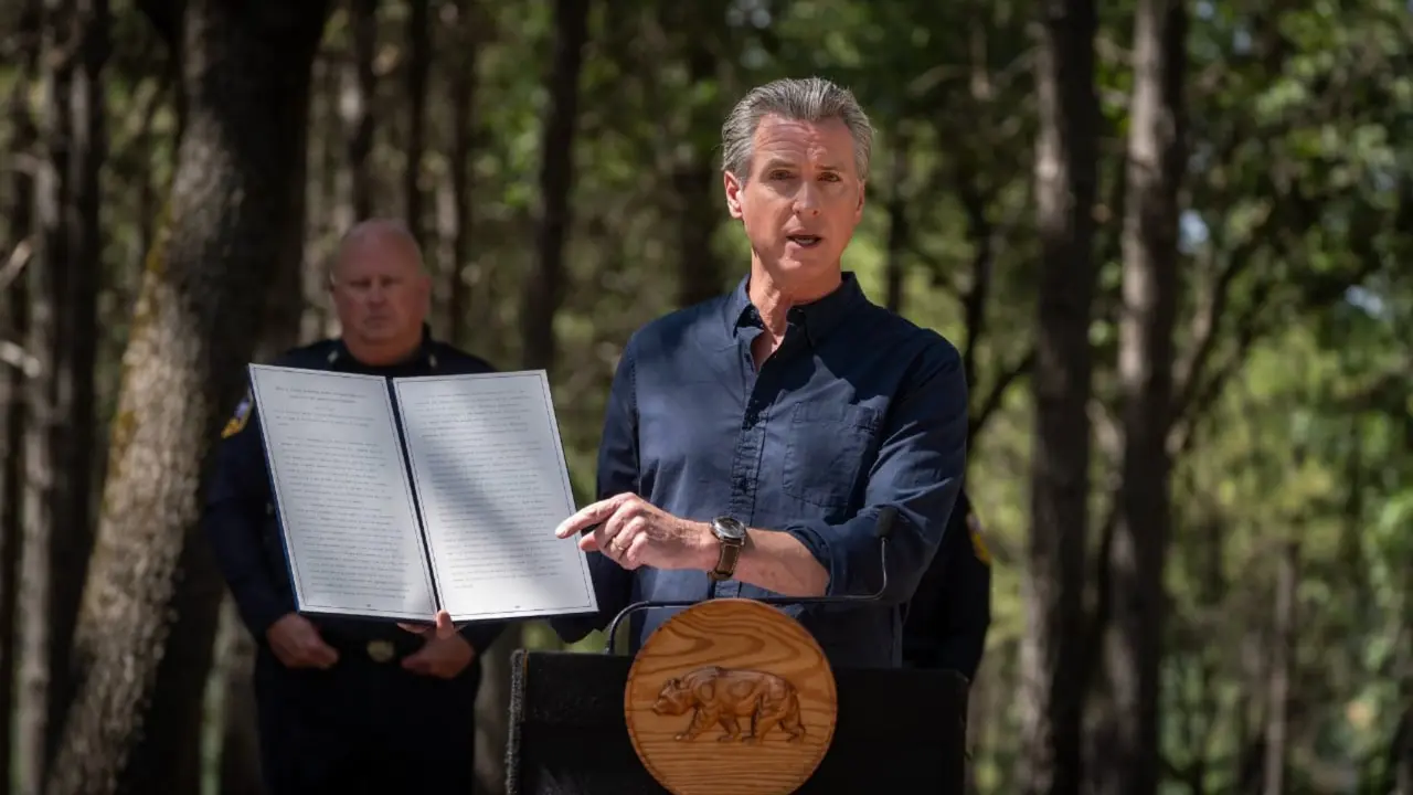 Gavin Newsom, gobernador de California. / @CAgovernor