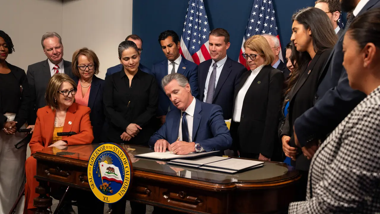 El Gobernador de California, Gavin Newsom. / Oficina del Gobernador de California