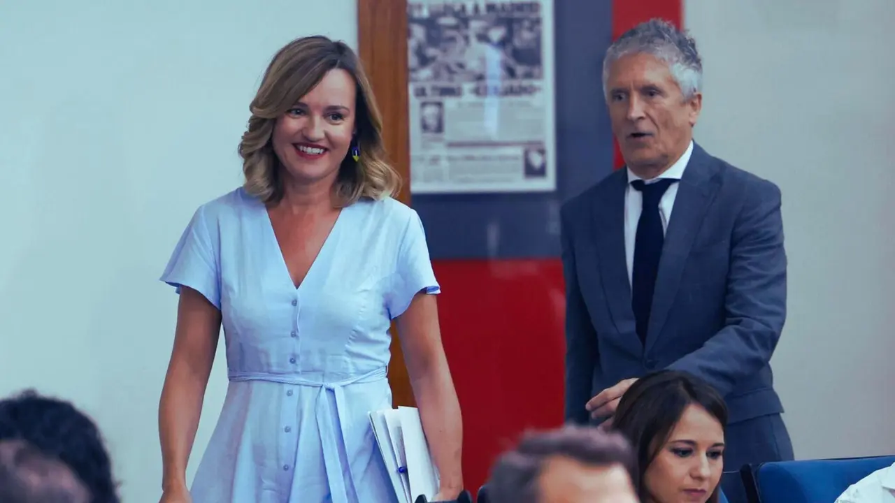 Pilar Alegr&iacute;a, ministra de Educaci&oacute;n; y Fernando Grande-Marlaska, ministro de Interior. / RR SS.