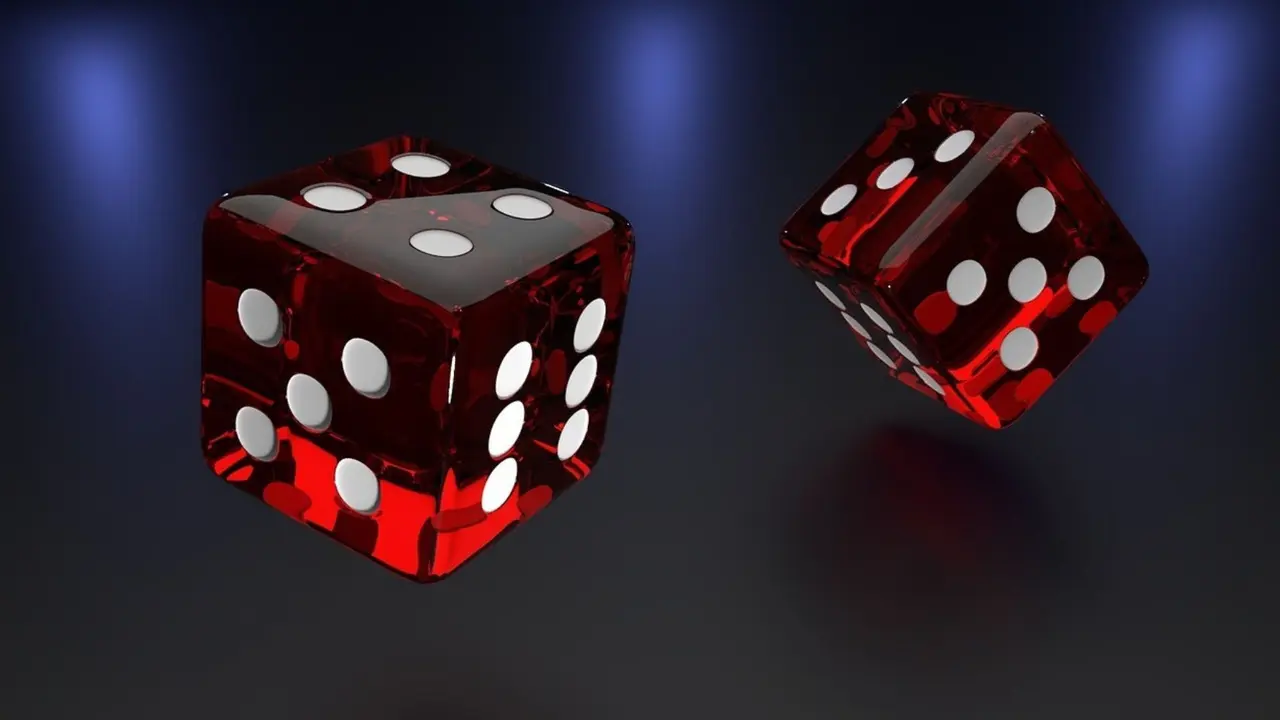 Un par de dados de casino. / Cedida.