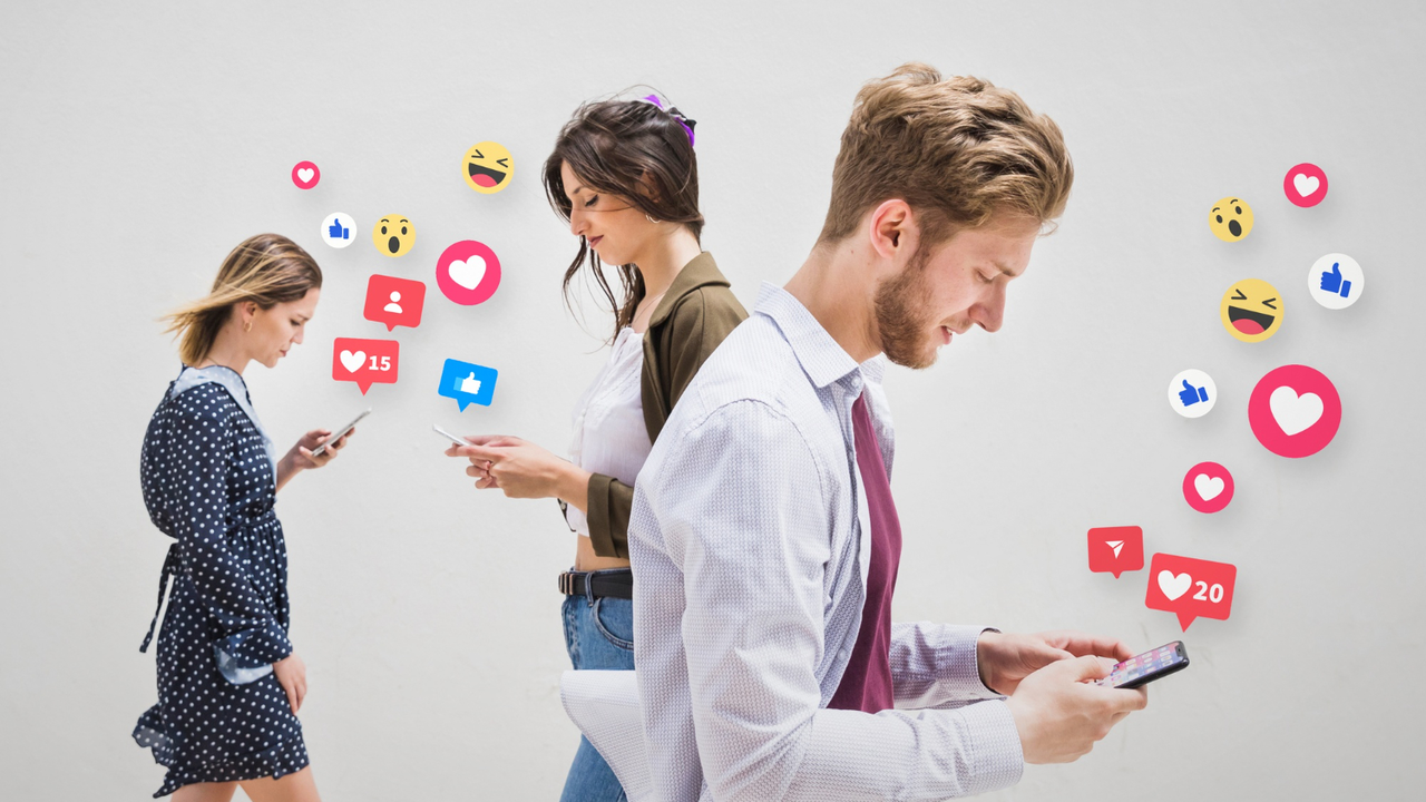 Personas y redes sociales. / Cedida.
