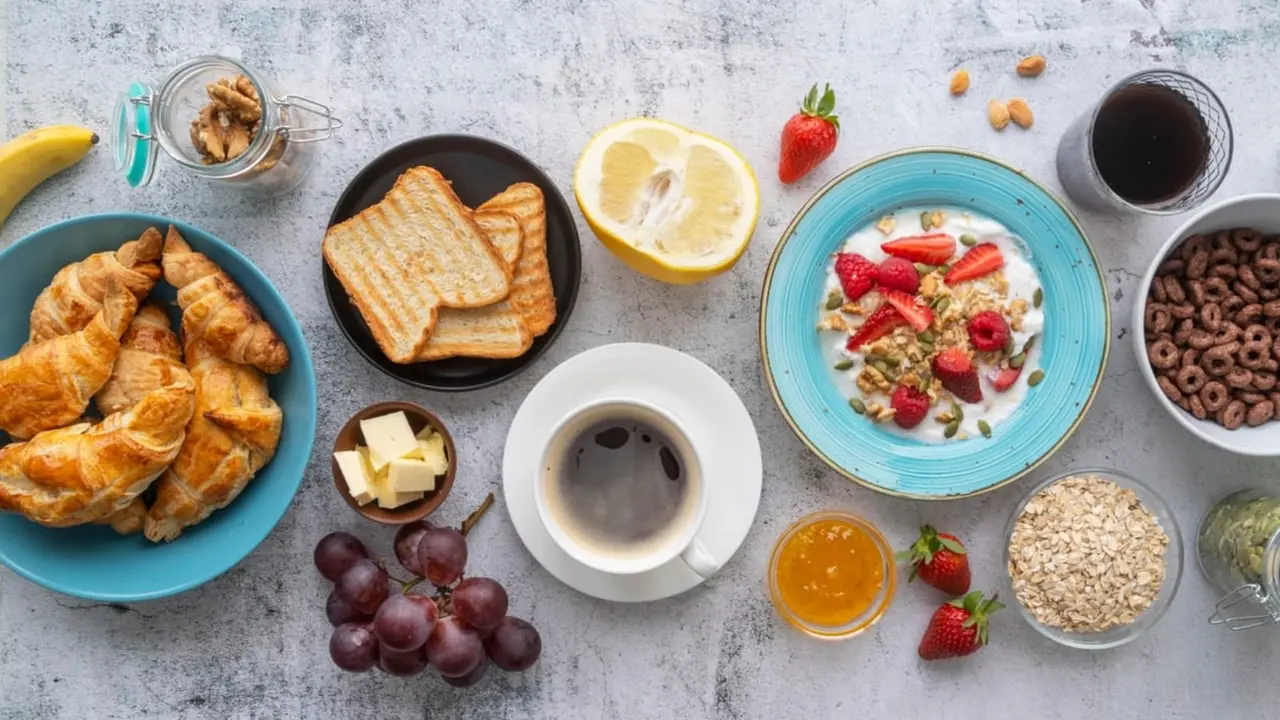 Un desayuno. / RR. SS.