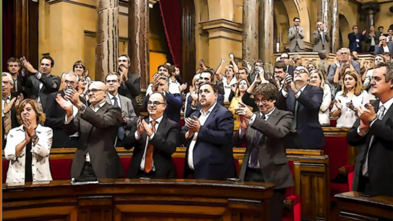 El d&iacute;a que se aprob&oacute; la independencia en el Parlament