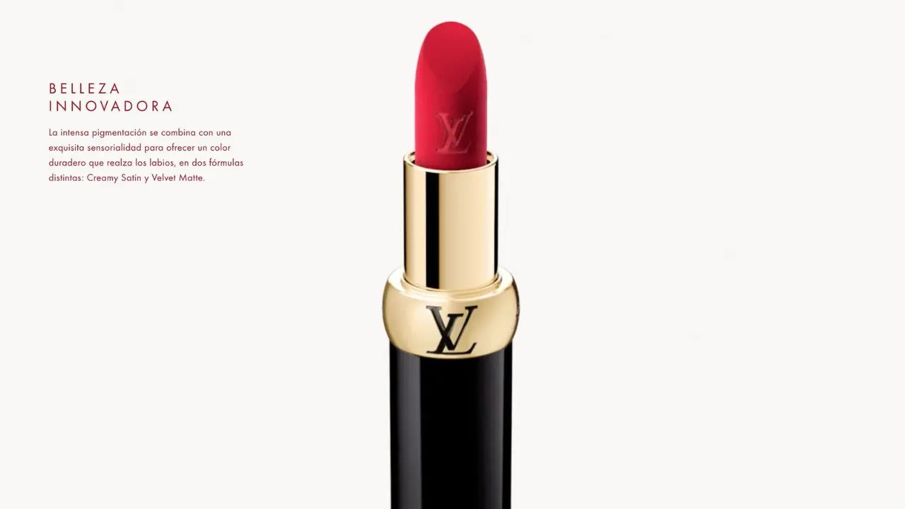El nuevo labial de Louis Vuitton. / RRSS.