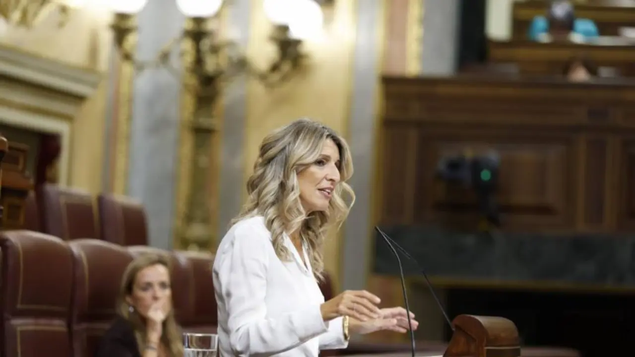 Yolanda D&iacute;az, vicepresidenta segunda y l&iacute;der de Sumar. / Congreso.