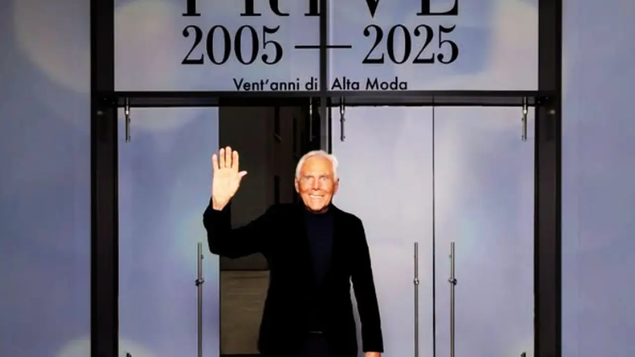 Giorgio Armani, dise&ntilde;ador. / @giorgioarmani.