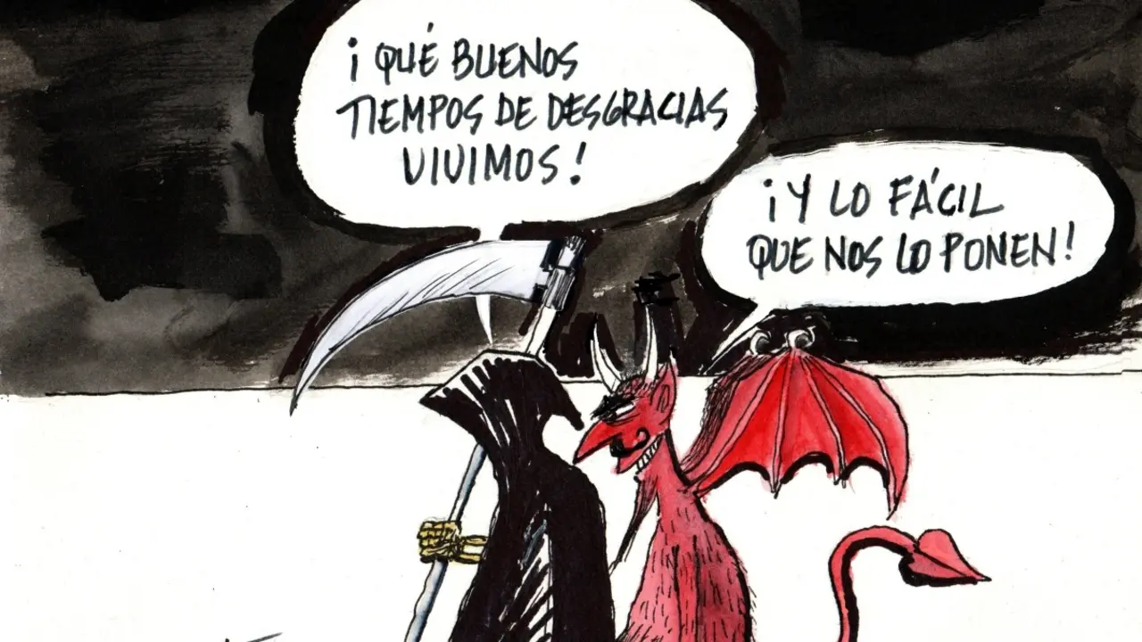 Malos tiempos. / Manuel Arriaga.