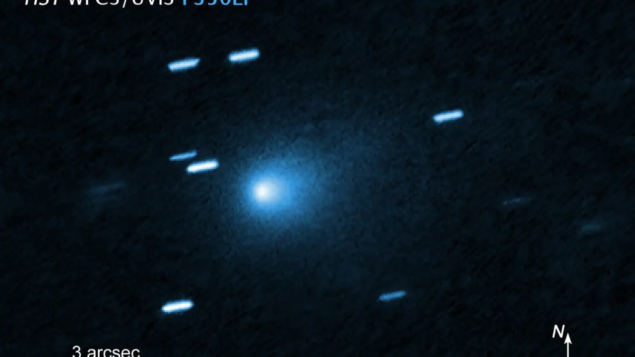 Cometa interestelar 3I/ATLAS. / NASA - ESA - David Jewitt (UCLA) - Joseph DePasquale (STScI)
