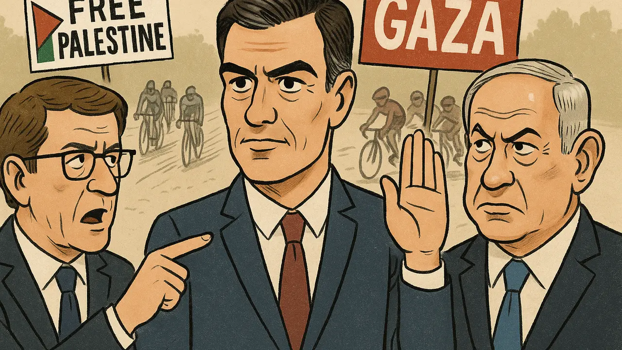 Feijóo, Sánchez y Netanyahu. / Mundiario