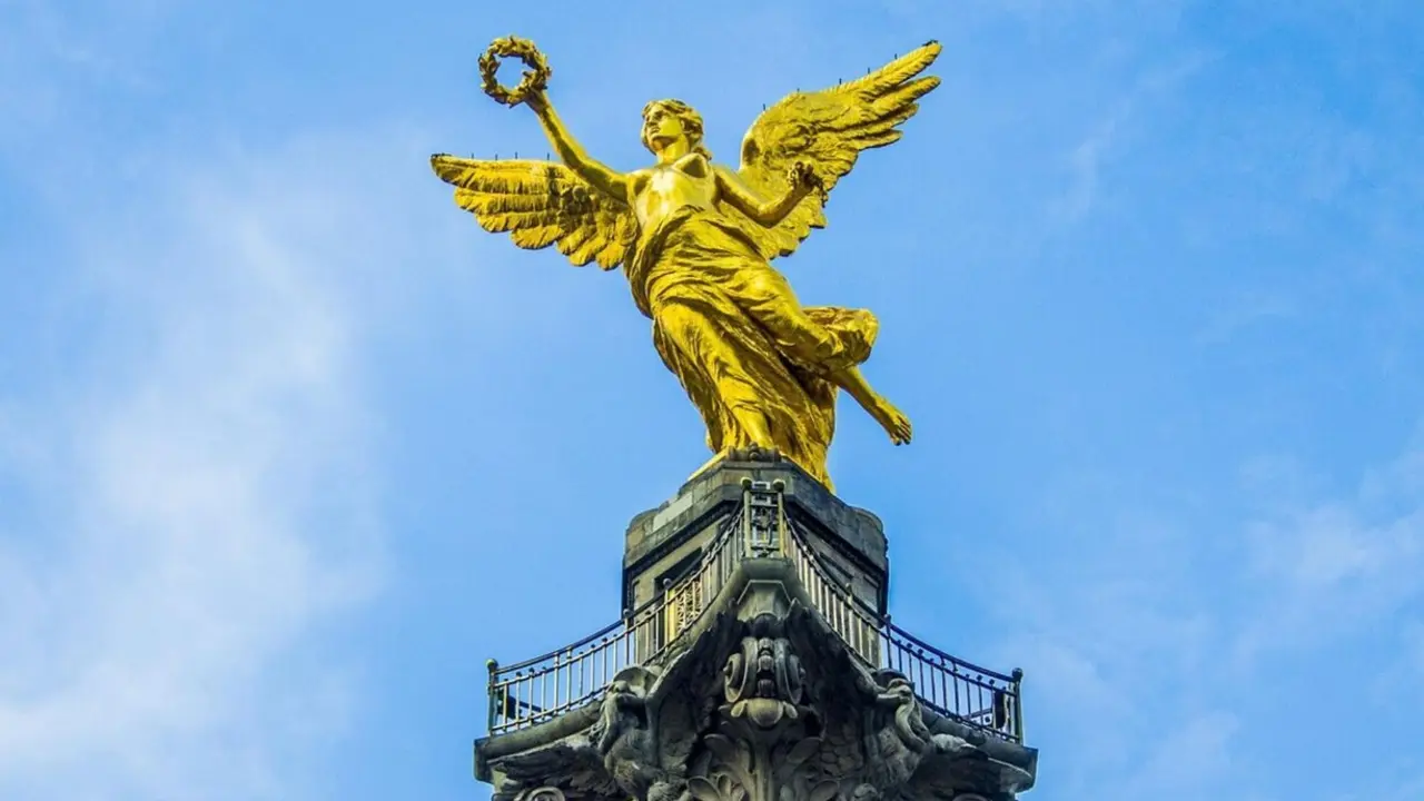 El &aacute;ngel de la libertad de M&eacute;xico. / RR SS.