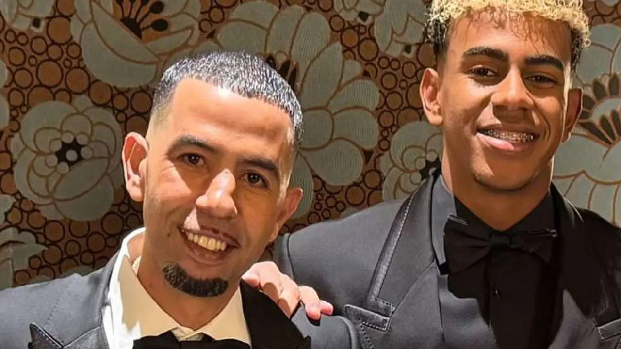 Lamine Yamal junto a su padre. /  Instagram: hustle_hard_304