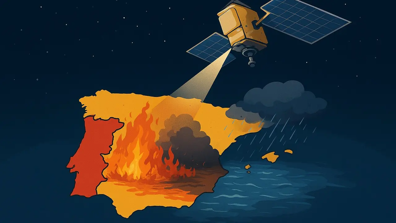 Espa&ntilde;a invertir&aacute; 325 millones en tres sat&eacute;lites para prevenir cat&aacute;strofes. / Mundiario.