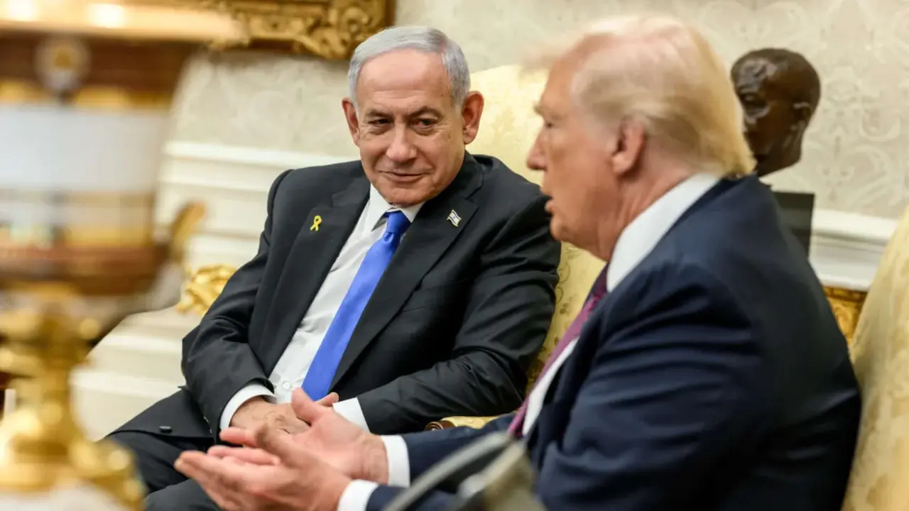 Benjam&iacute;n Netanyahu, primer ministro de Israel y Donald Trump, presidente de EE UU. / White House