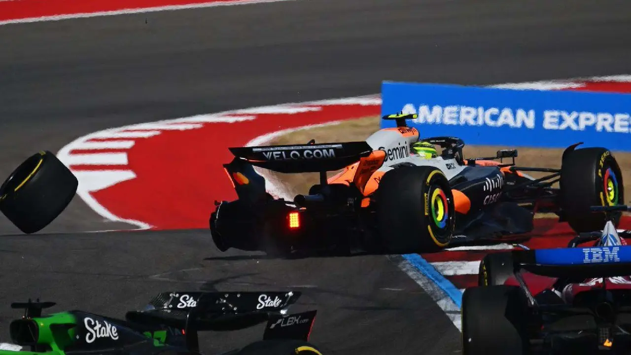 Una de las escenas del caos en Austin. / @f1