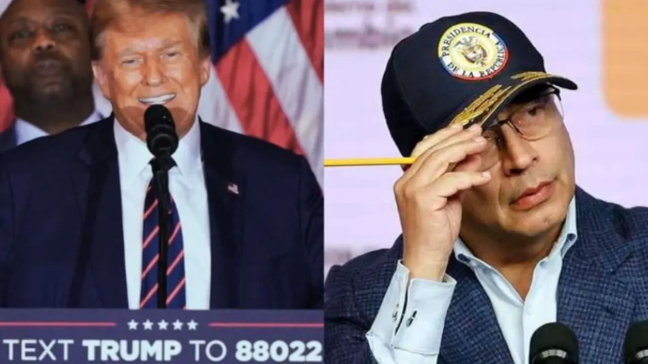 Donald Trump y Gustavo Petro. /  Mundiario