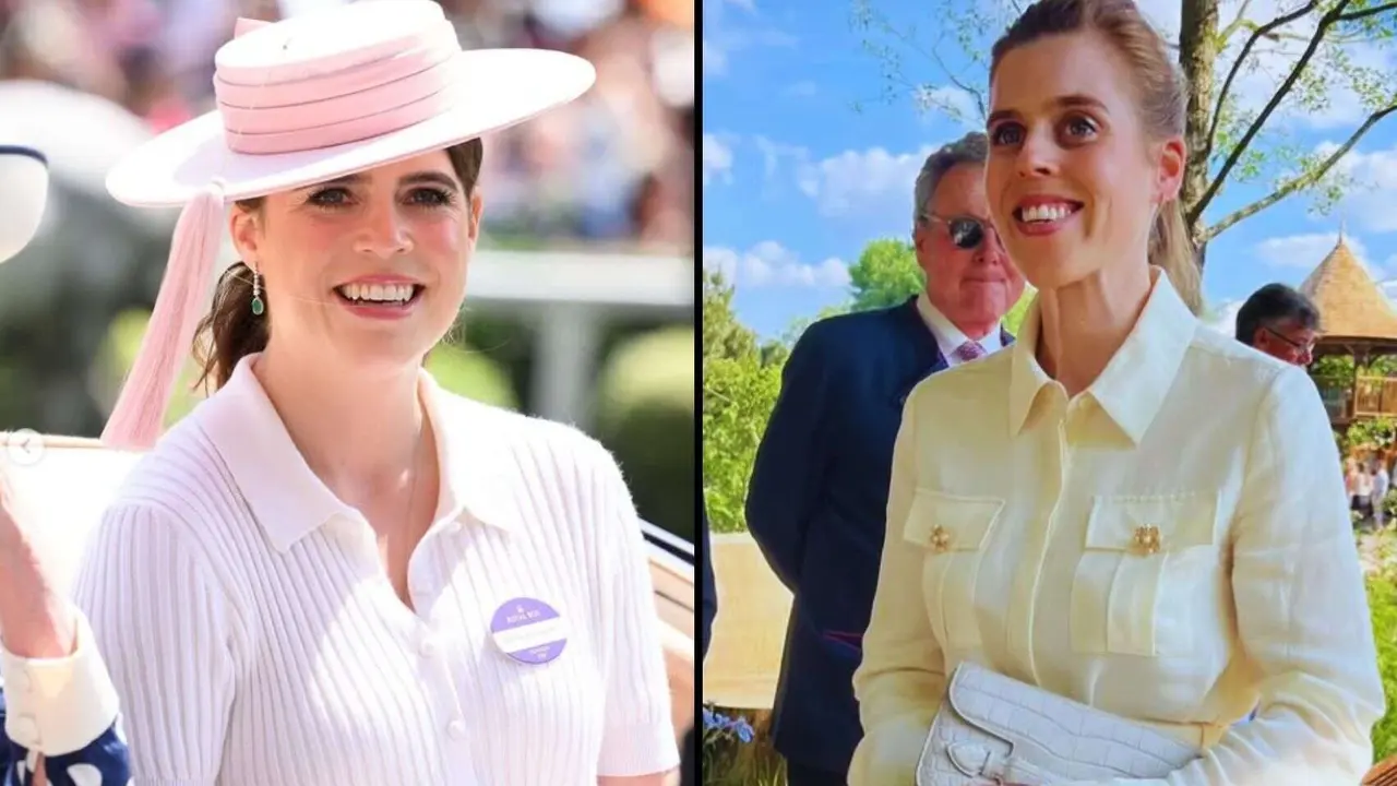 Las princesas Eugenia y Beatriz de York. / RR SS.