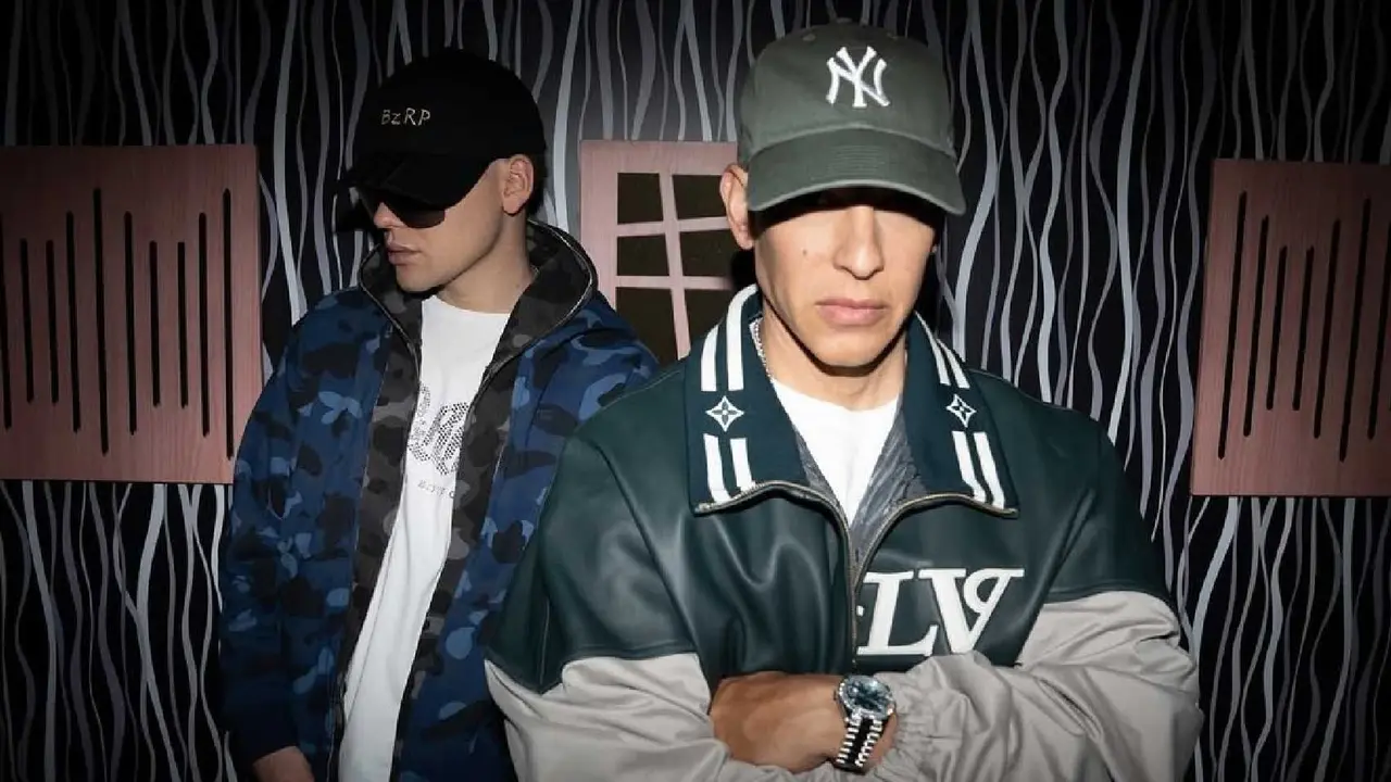 Daddy Yankee junto a Bizarrap. / @daddy_yankee en X
