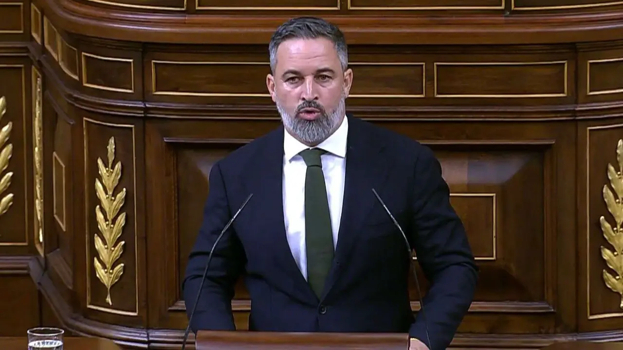 Santiago Abascal, l&iacute;der de Vox. / @vox_es.