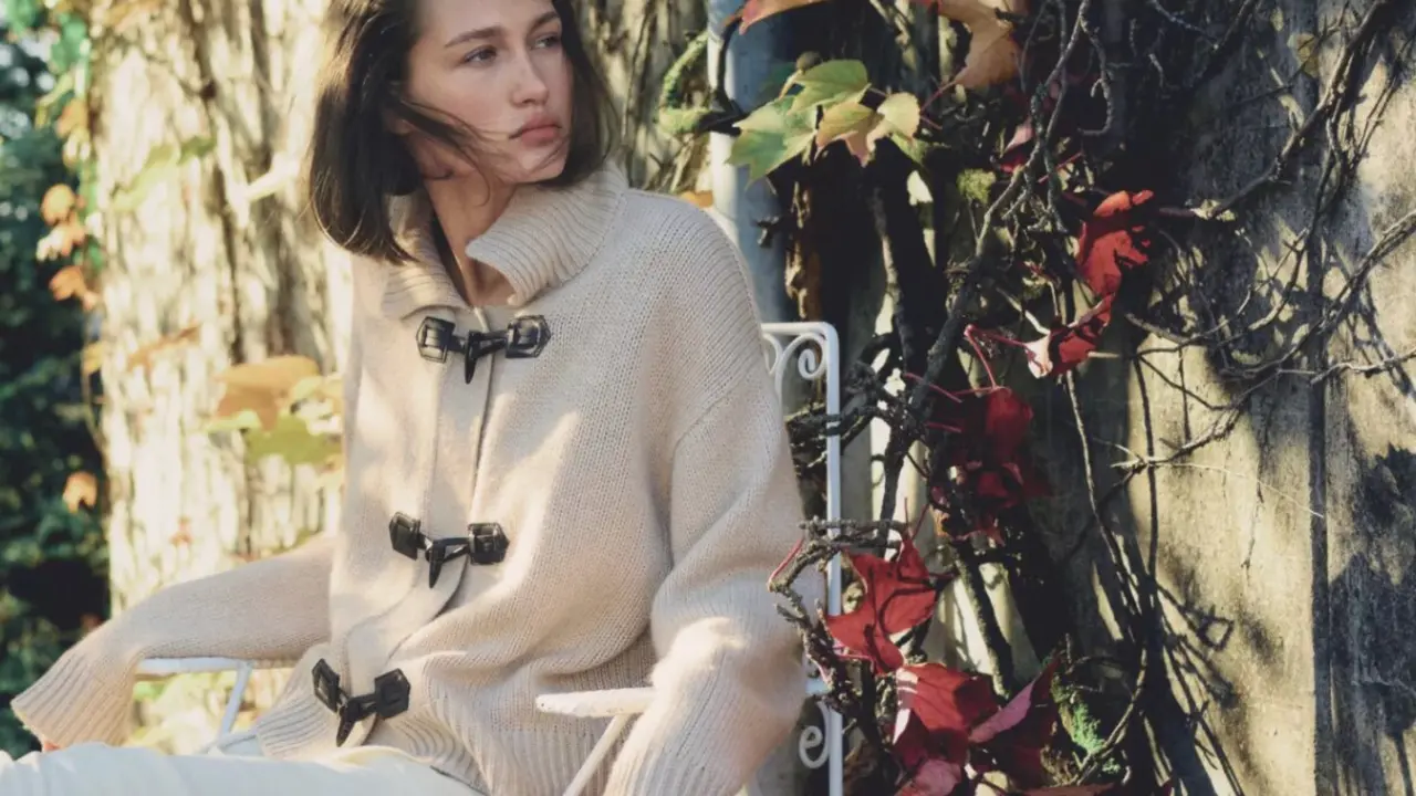 Cardigan de lana, Massimo Dutti.