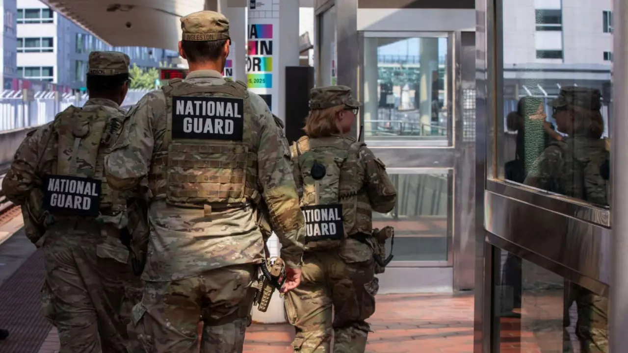 Efectivos de la Guardia Nacional de EE UU. / @USNationalGuard