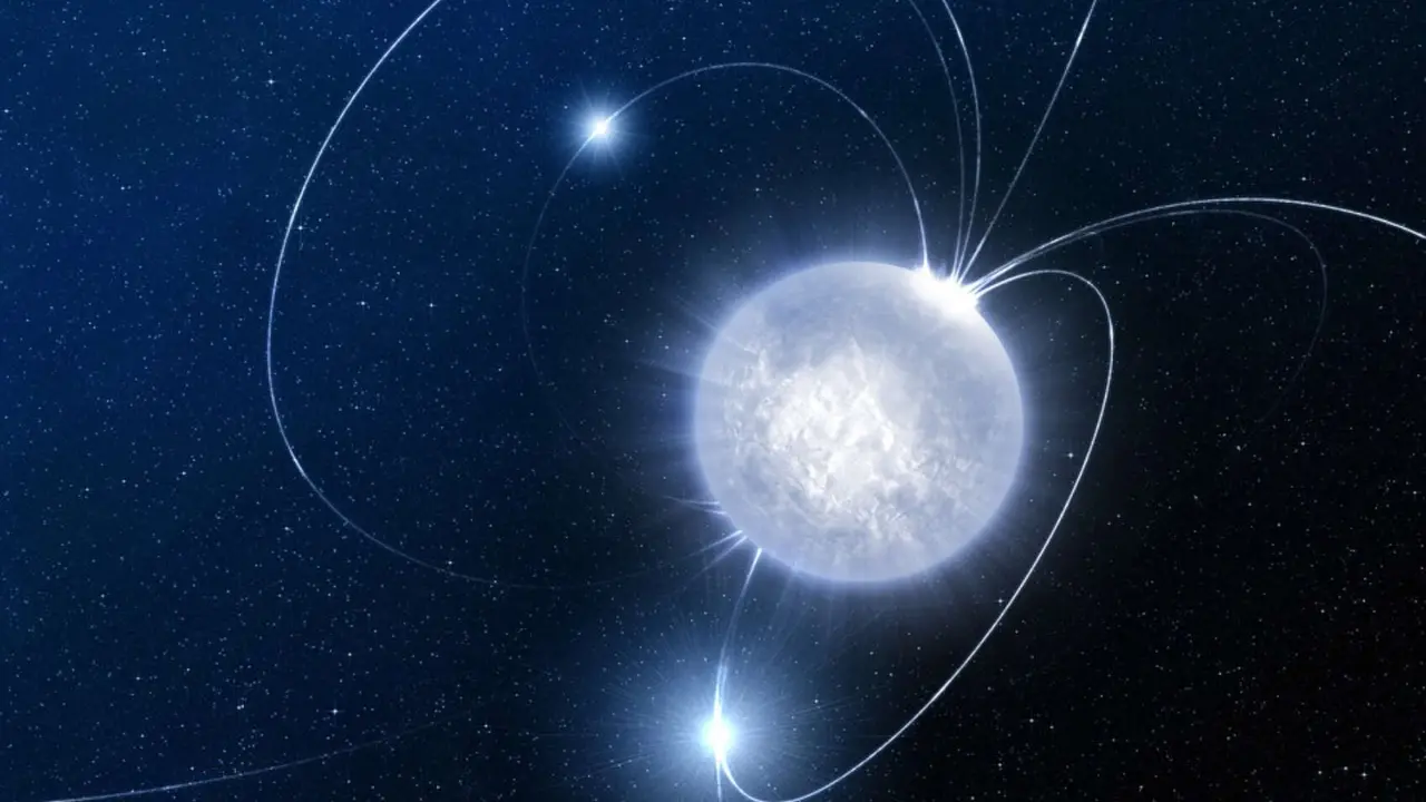 Ilustraci&oacute;n art&iacute;stica de una estrella de neutrones. / Pixabay