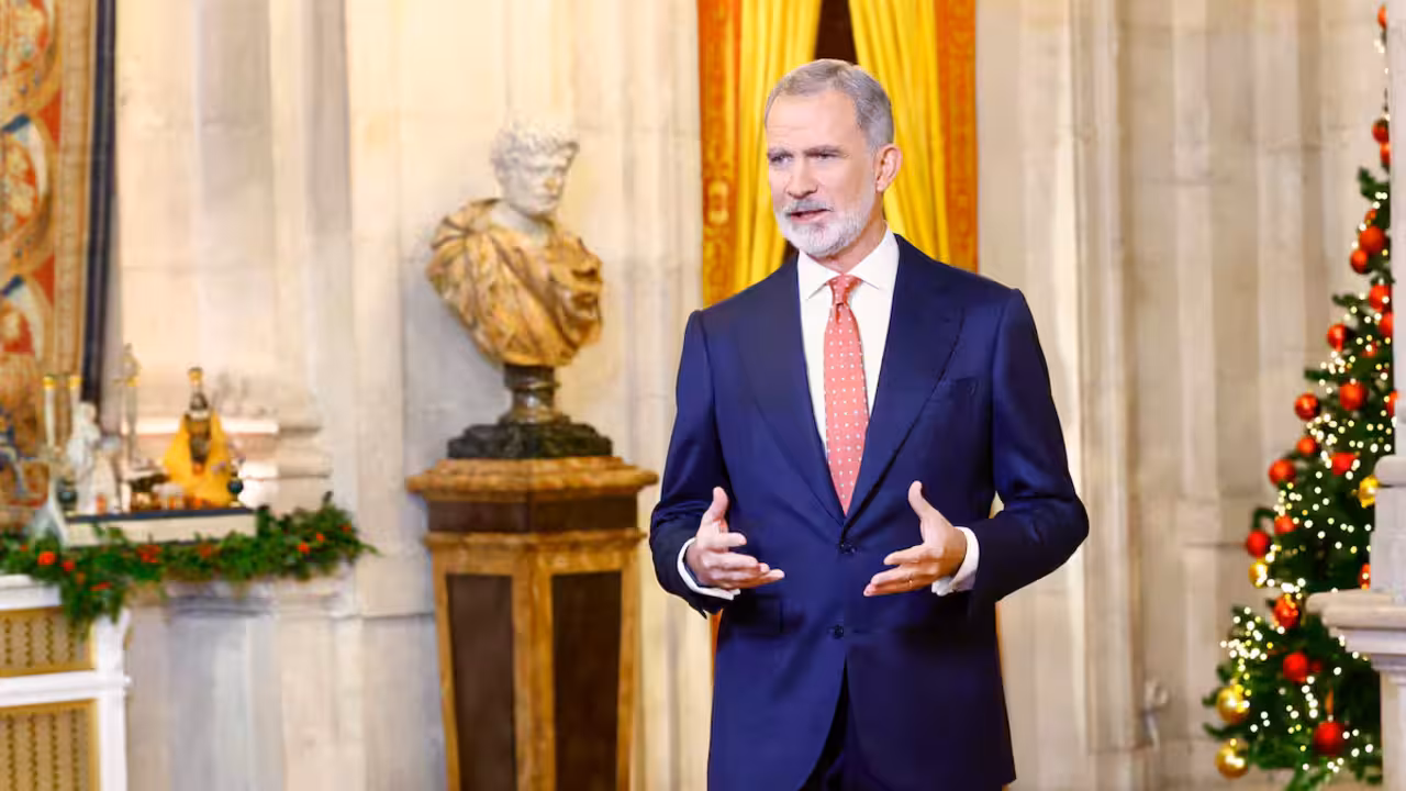 El rey Felipe VI en su discurso de Navidad. / Mundiario