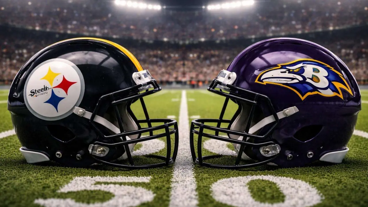 Cascos de los Steelers y los Ravens. /  Mundiario