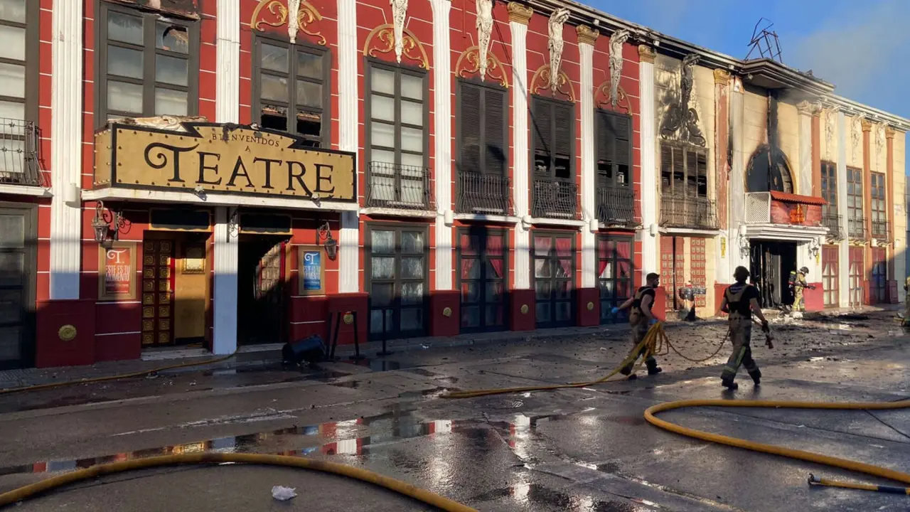 Las discotecas incendiadas en Murcia en octubre de 2023. / RR. SS.