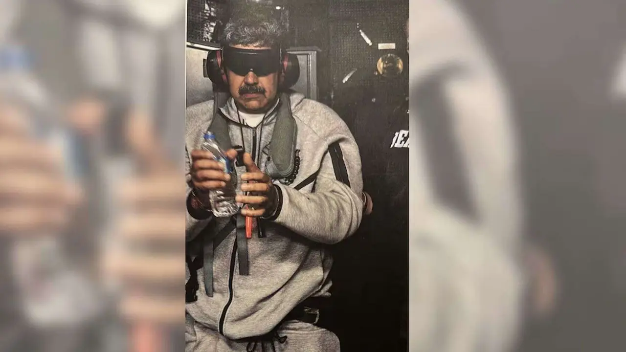 Primera imagen de Nicol&aacute;s Maduro capturado por EE UU. / RR SS.
